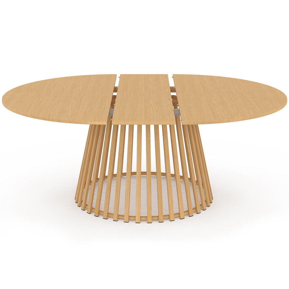 Table de jardin ronde extensible Hortensia Ø160-200cm