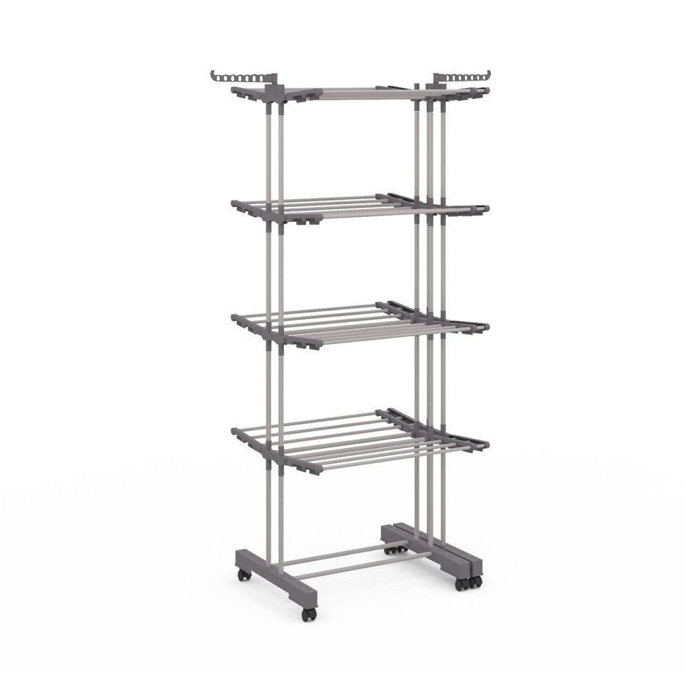 Séchoir extensible pliable 4 niveaux - 50m d'étendage