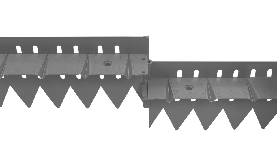 Bordurettes pour parterre grise stop herbe spéciale tonte - 5m