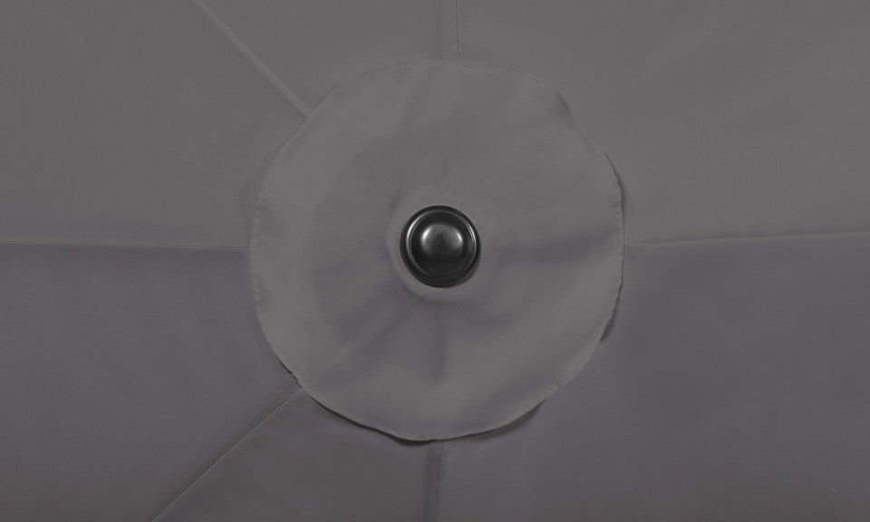 Parasol double 450x260cm gris