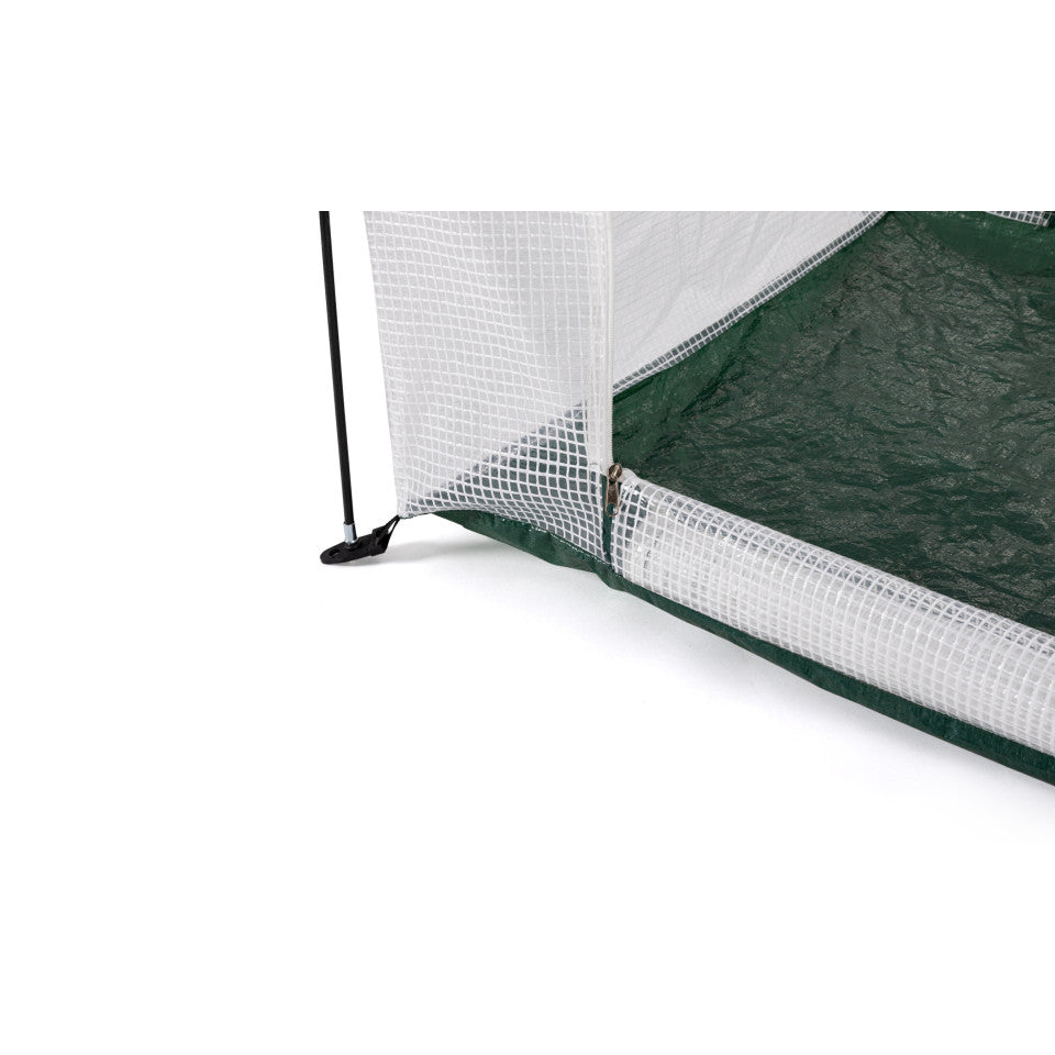 Serre d'hivernage demi-lune spéciale terrasse 200x80x170cm