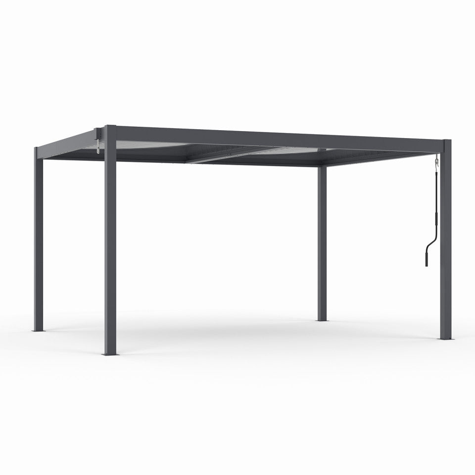 Pergola bioclimatique en aluminium 3x4m