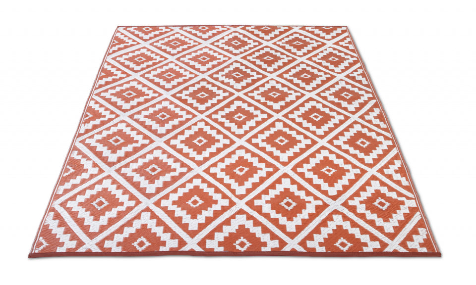 Tapis extérieur 270x370cm Vahiné terracotta