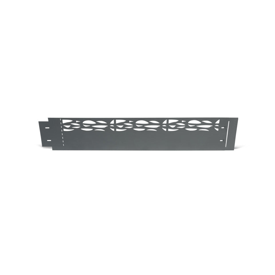 Bordurettes métal - lot de 5 gris anthracite - ajouré