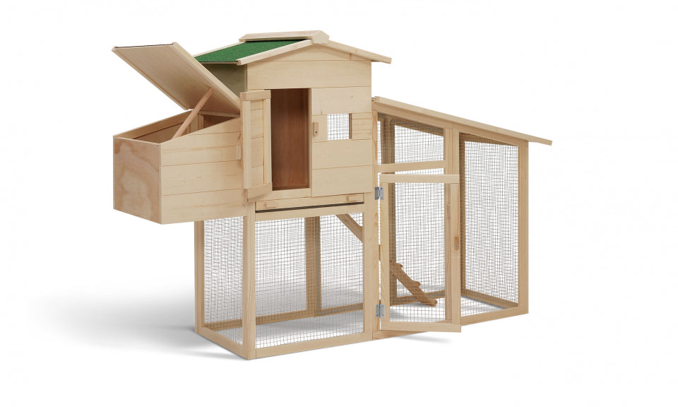 Poulailler en bois Gelina avec pondoir intégré - 3 poules