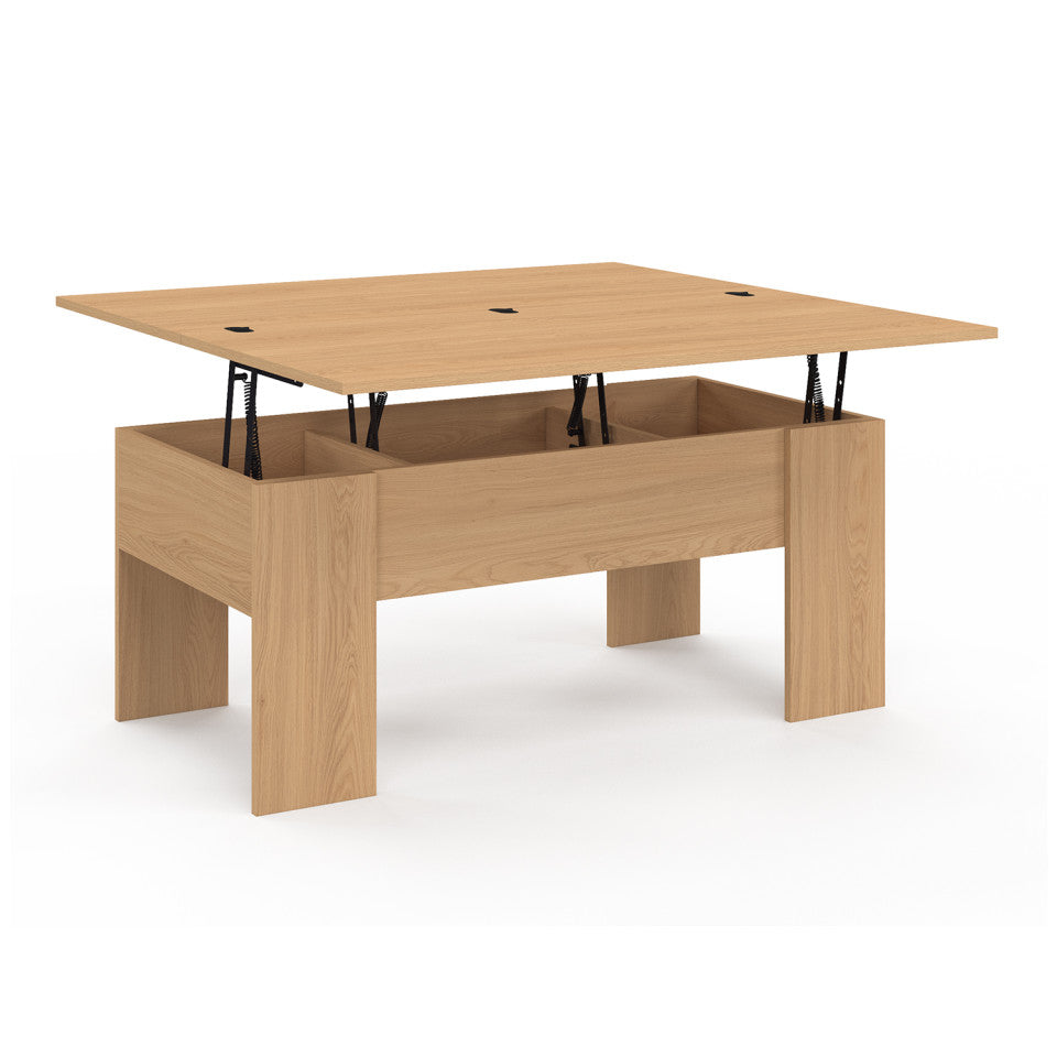 Table basse Albane avec plateau relevable et dépliant