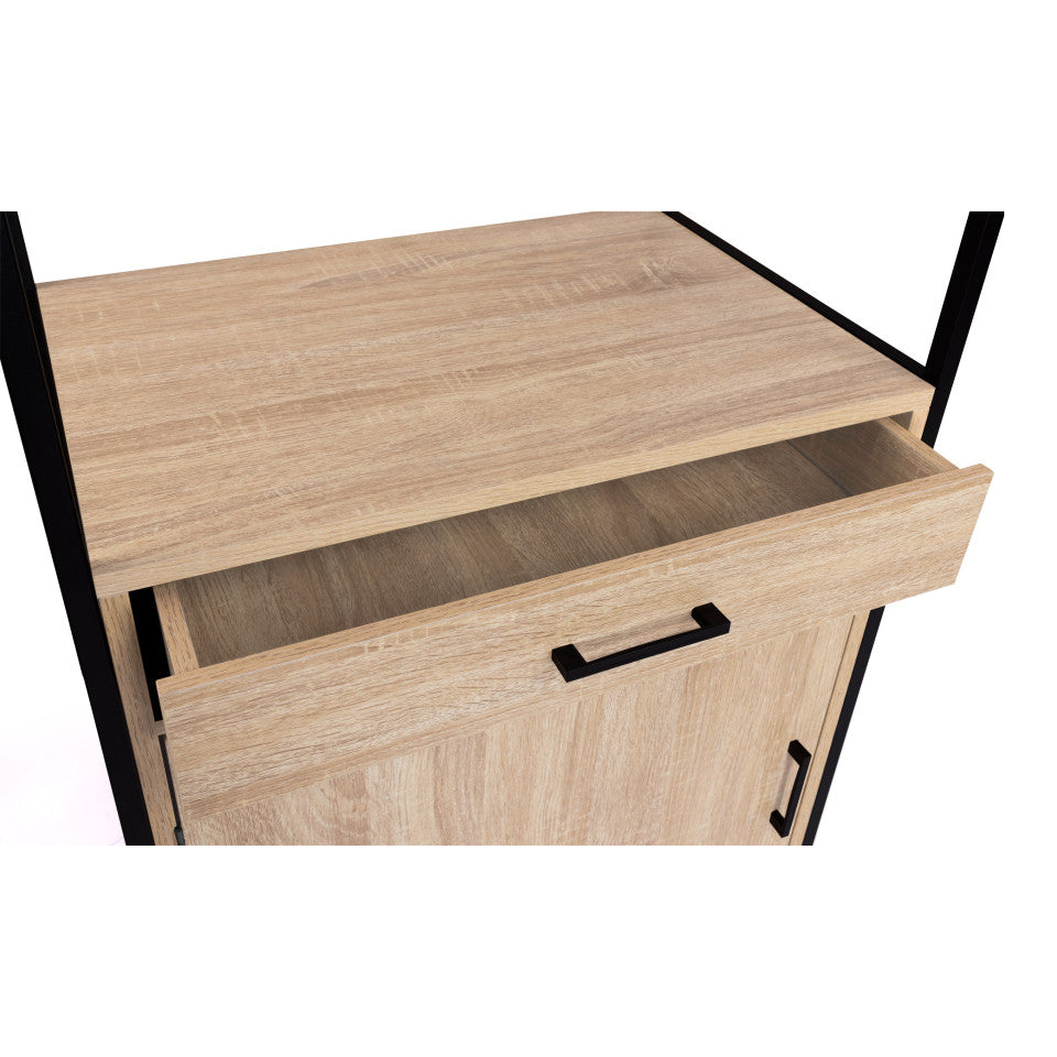 Meuble de cuisine / Vaisselier Memphis 2 niveaux 60x170cm