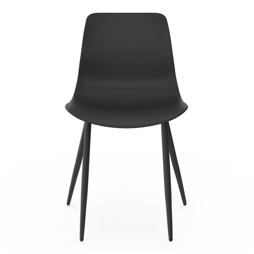 Chaises Nala noires - lot de 6