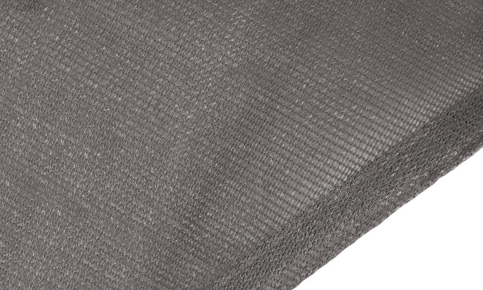Voile d'ombrage triangulaire gris 5x5x5m