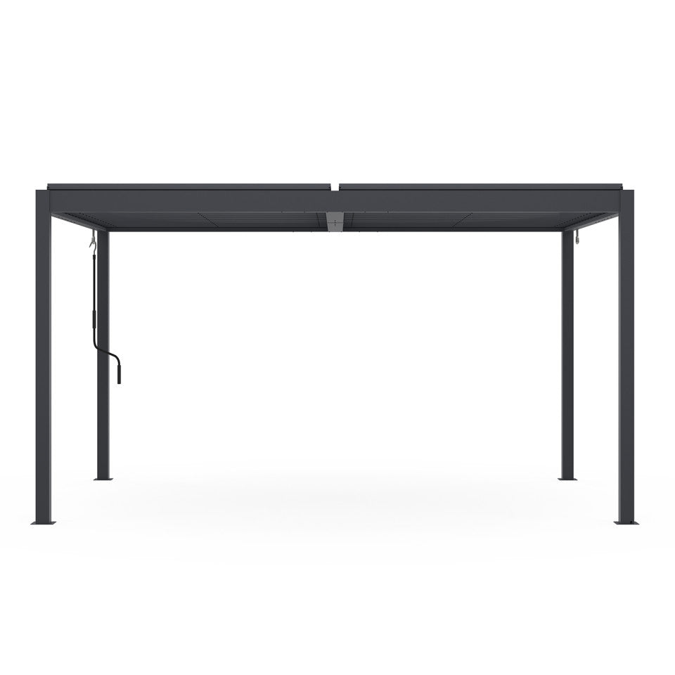 Pergola bioclimatique en aluminium 3x4m
