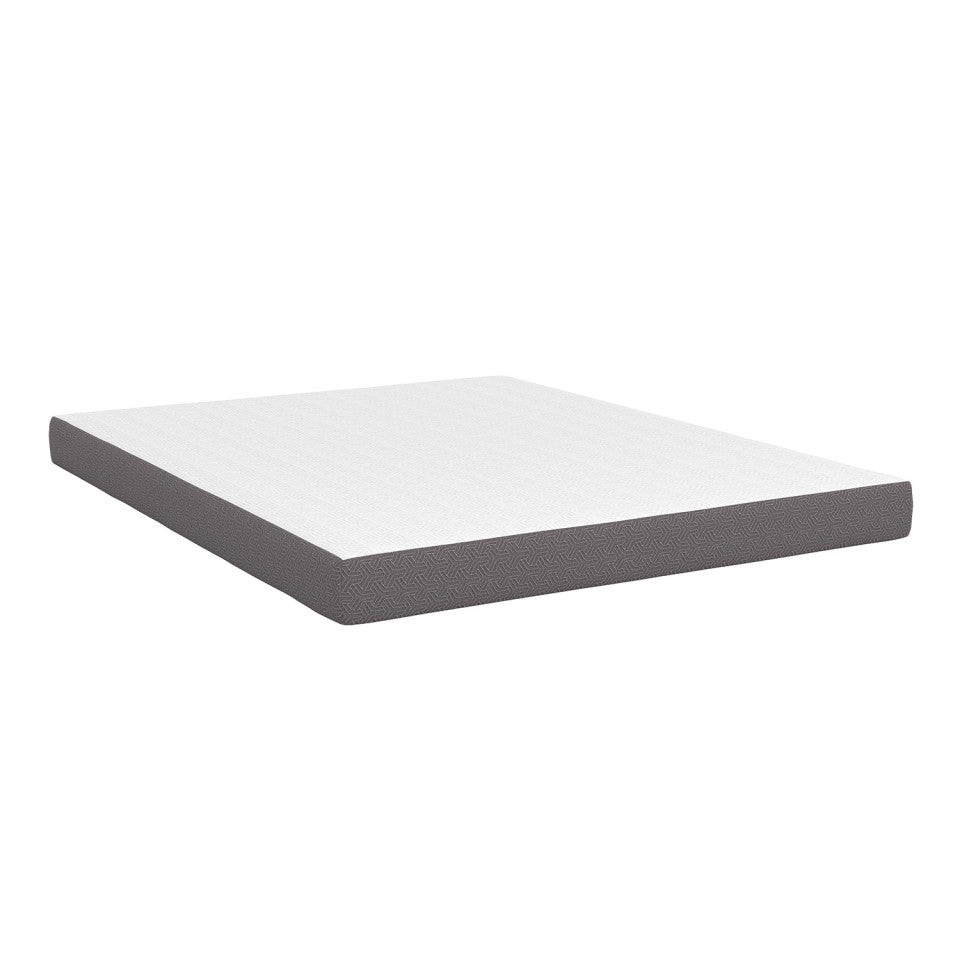 Matelas mémoire de forme épaisseur 16cm blanc et gris 160x200cm