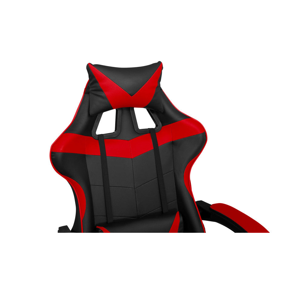 Fauteuil de bureau spécial gaming noir et rouge