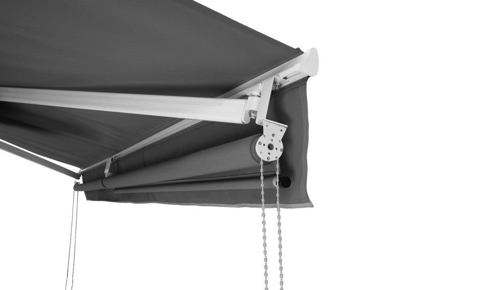 Store banne vertical Genova 4x3m gris