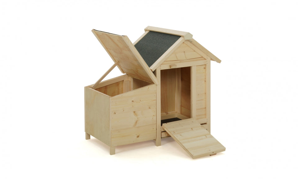 Poulailler Casita en bois avec pondoir intégré - 2 poules