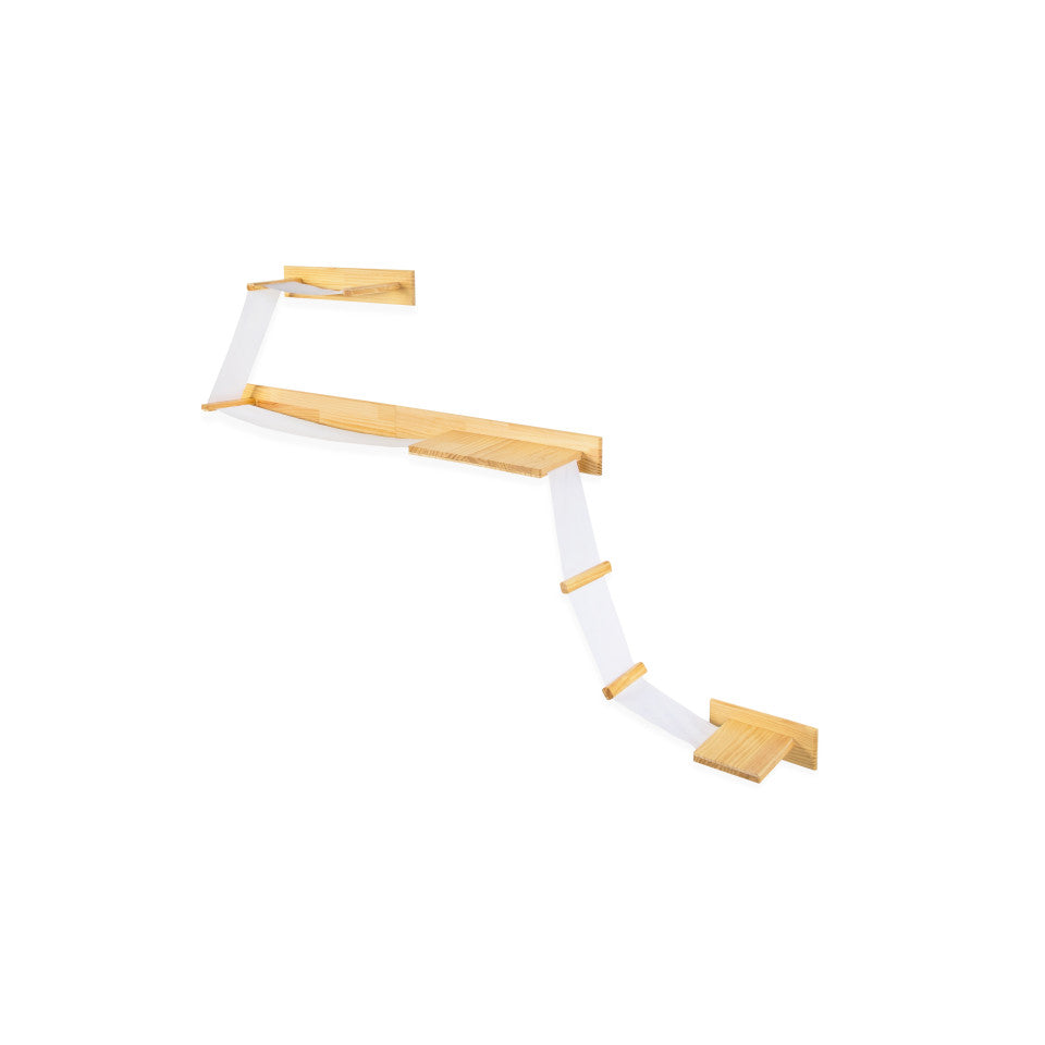 Composition murale modulable pour chat