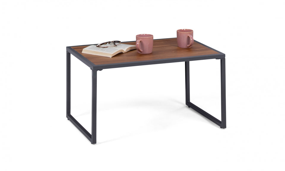 Salon de jardin Ozéa 4 places en métal gris et cordage