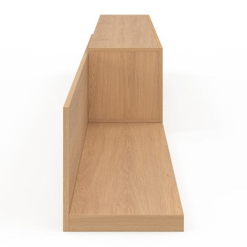 Meuble TV extensible Movena effet lattes L215-360cm