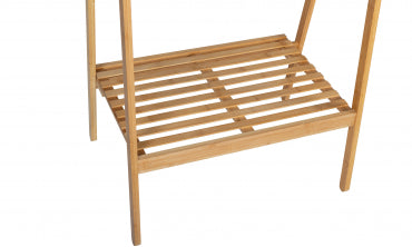 Portant pliable à vêtements Maya en bambou