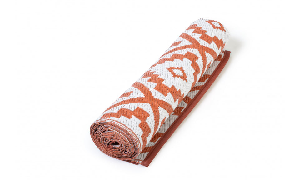 Tapis extérieur 270x370cm Vahiné terracotta