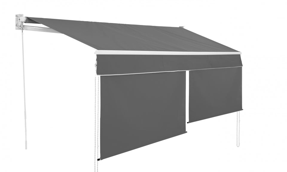 Store banne vertical Genova 4x3m gris