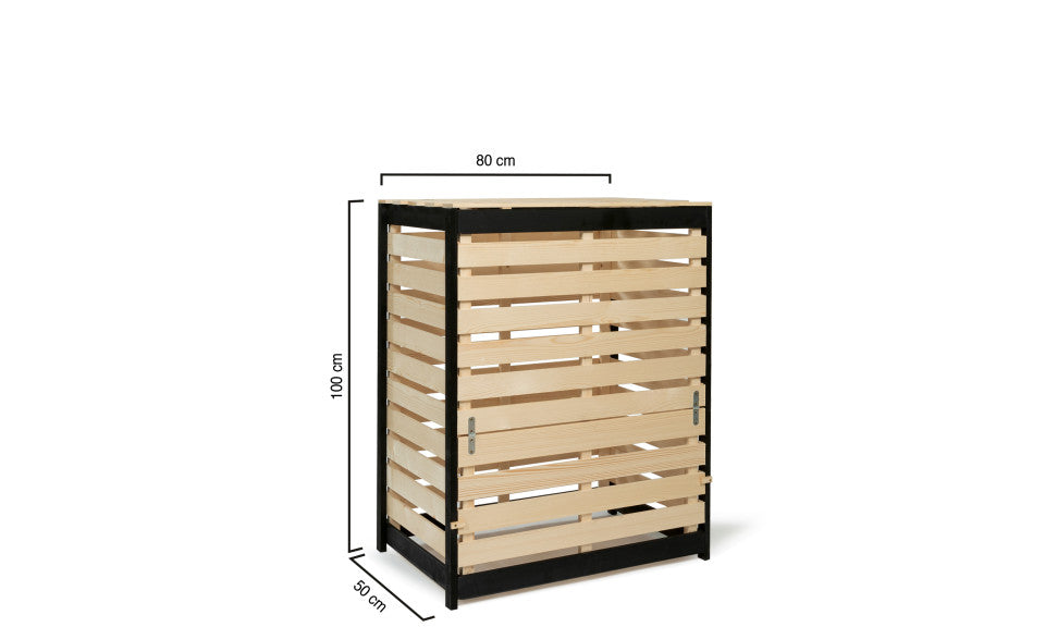 Bac de compostage en bois 360L