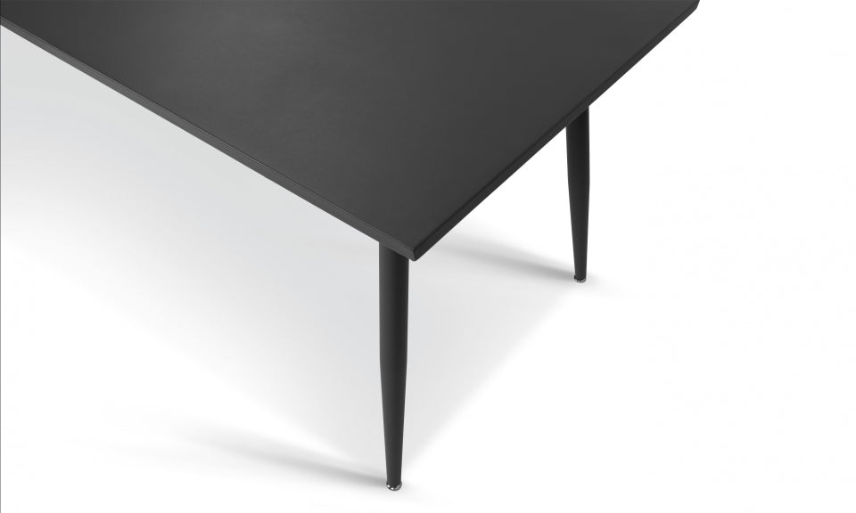 Table de jardin en acier 180cm grise