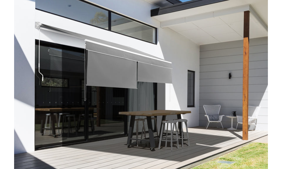 Store banne vertical Genova 4x3m gris