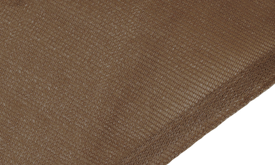 Voile d'ombrage rectangulaire taupe 4x3m