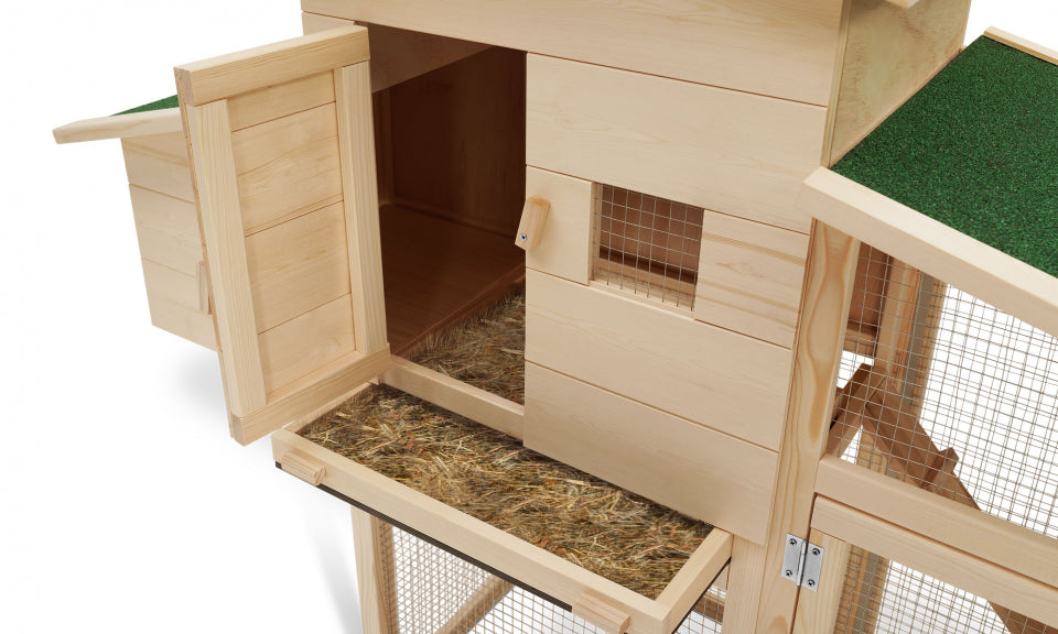 Poulailler en bois Gelina avec pondoir intégré - 3 poules