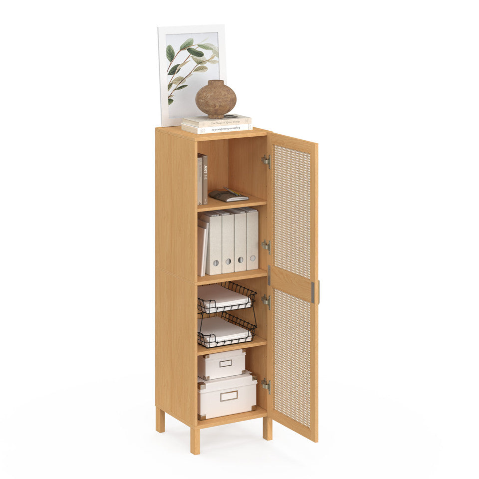 Armoire Eve 1 porte cannage H120cm