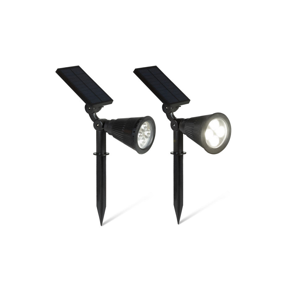 Spots solaires 2 en 1 - Lot de 2