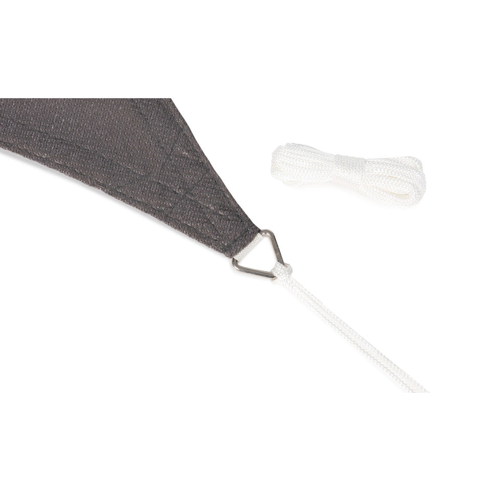 Voile d'ombrage rectangulaire taupe 4x6m