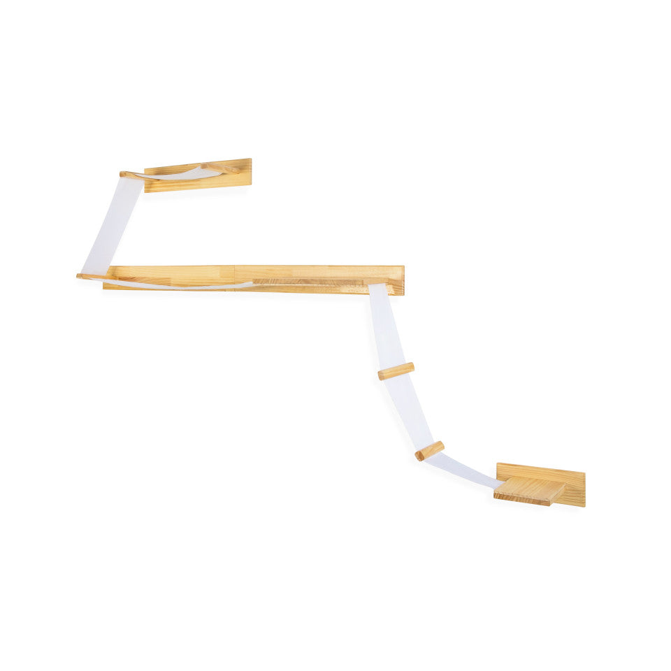 Composition murale modulable pour chat