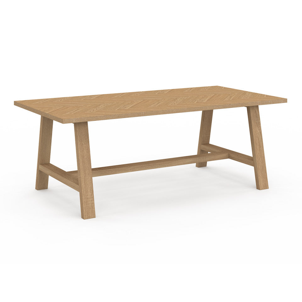 Table basse Gustave effet chevron L110cm