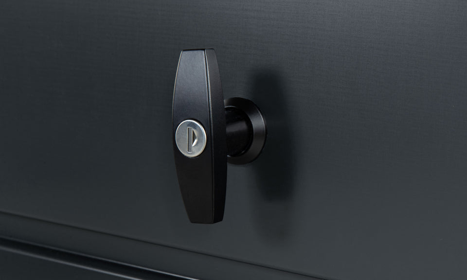 Coffre de rangement pour extérieur gris anthracite en métal 350L