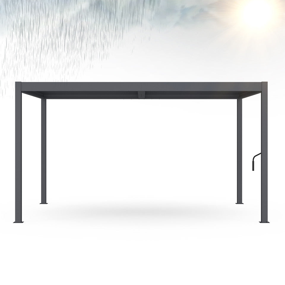 Pergola bioclimatique en aluminium 3x4m