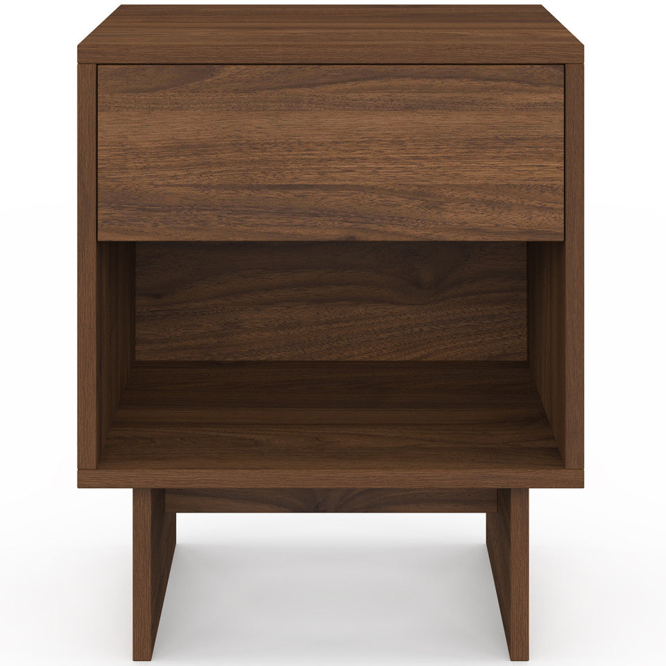 Tables de chevet Yumi effet noyer - lot de 2