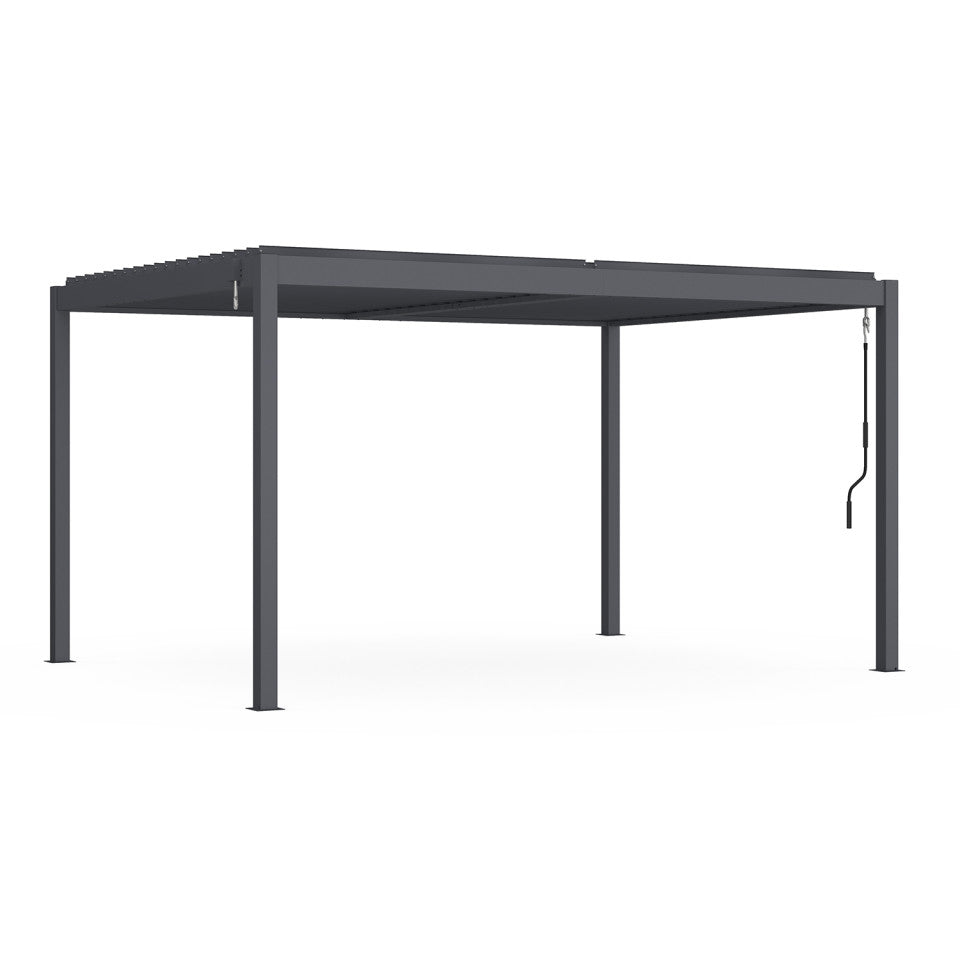 Pergola bioclimatique en aluminium 3x4m