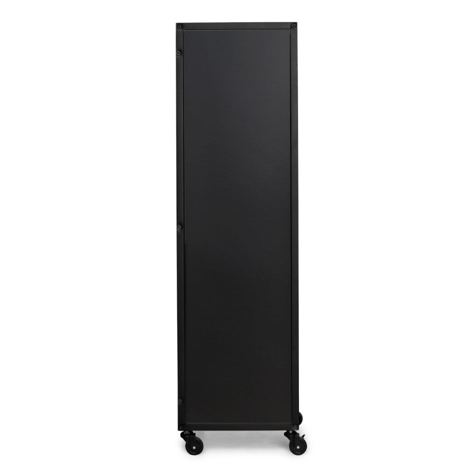 Range bûches vertical 120cm avec roulettes