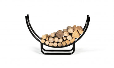 Range bûches arche en acier