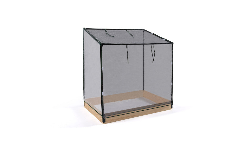 Serre de potager Aroma en bois speciale plantes hautes avec Bâche