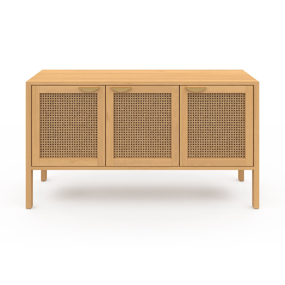 Buffet Eve 3 portes en cannage L110cm