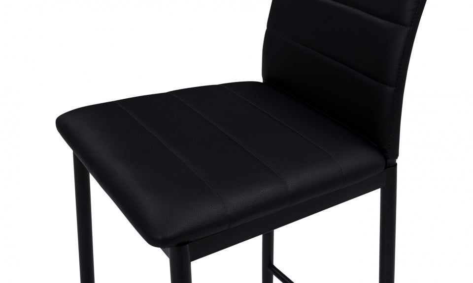 Tabourets de bar Regilux noires - lot de 4