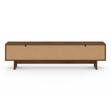 Meuble TV Yumi effet noyer L180cm