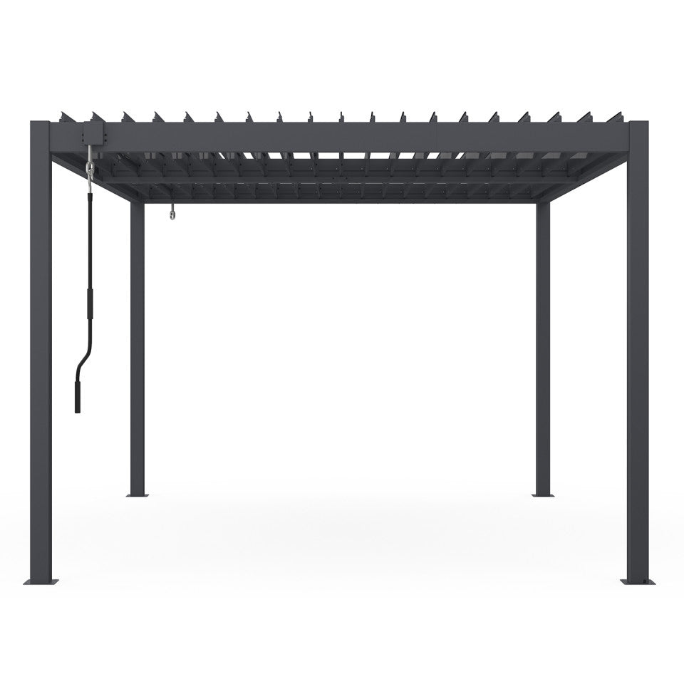 Pergola bioclimatique en aluminium 3x4m