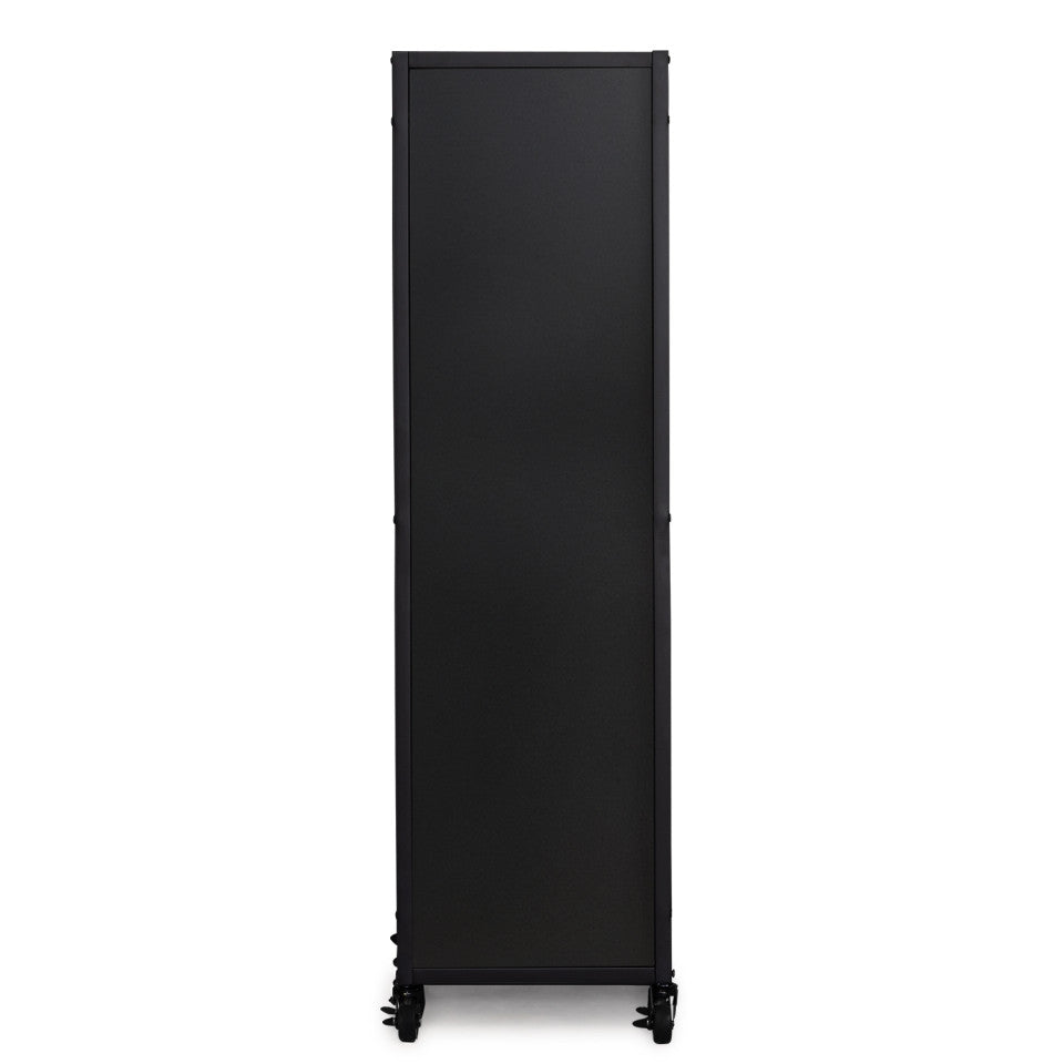 Range bûches vertical 120cm avec roulettes