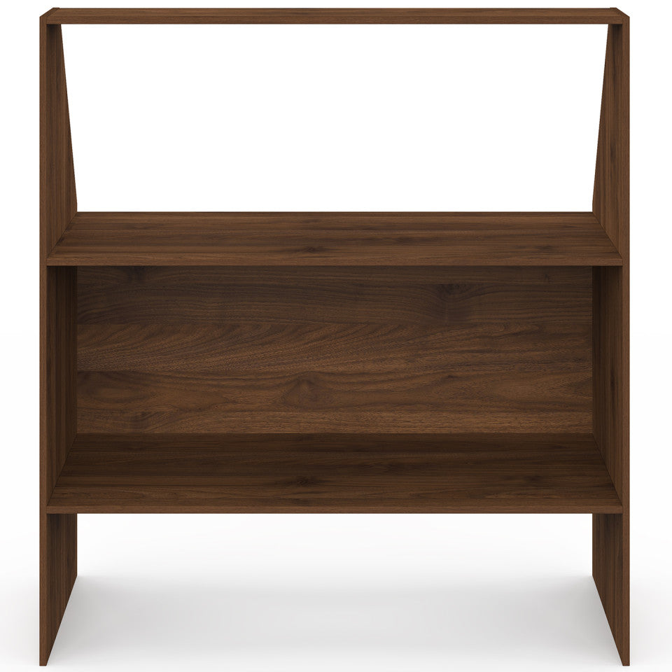 Etagère de rangement sous pente Jeanne effet noyer