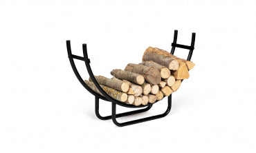 Range bûches arche en acier