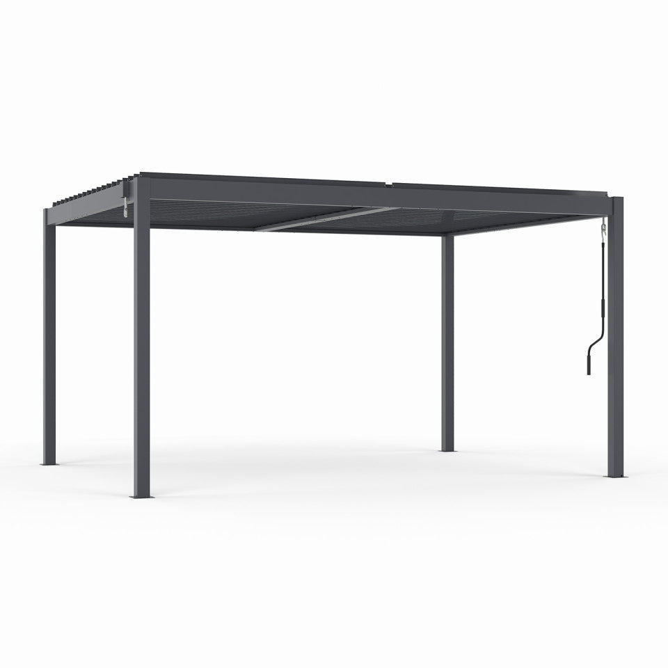 Pergola bioclimatique en aluminium 3x4m