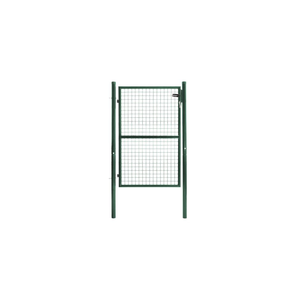 Portillon acier vert 125x100cm